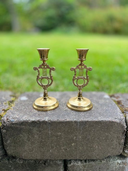 Ljusstakar Mässing, 2 stycken Skultuna No 97