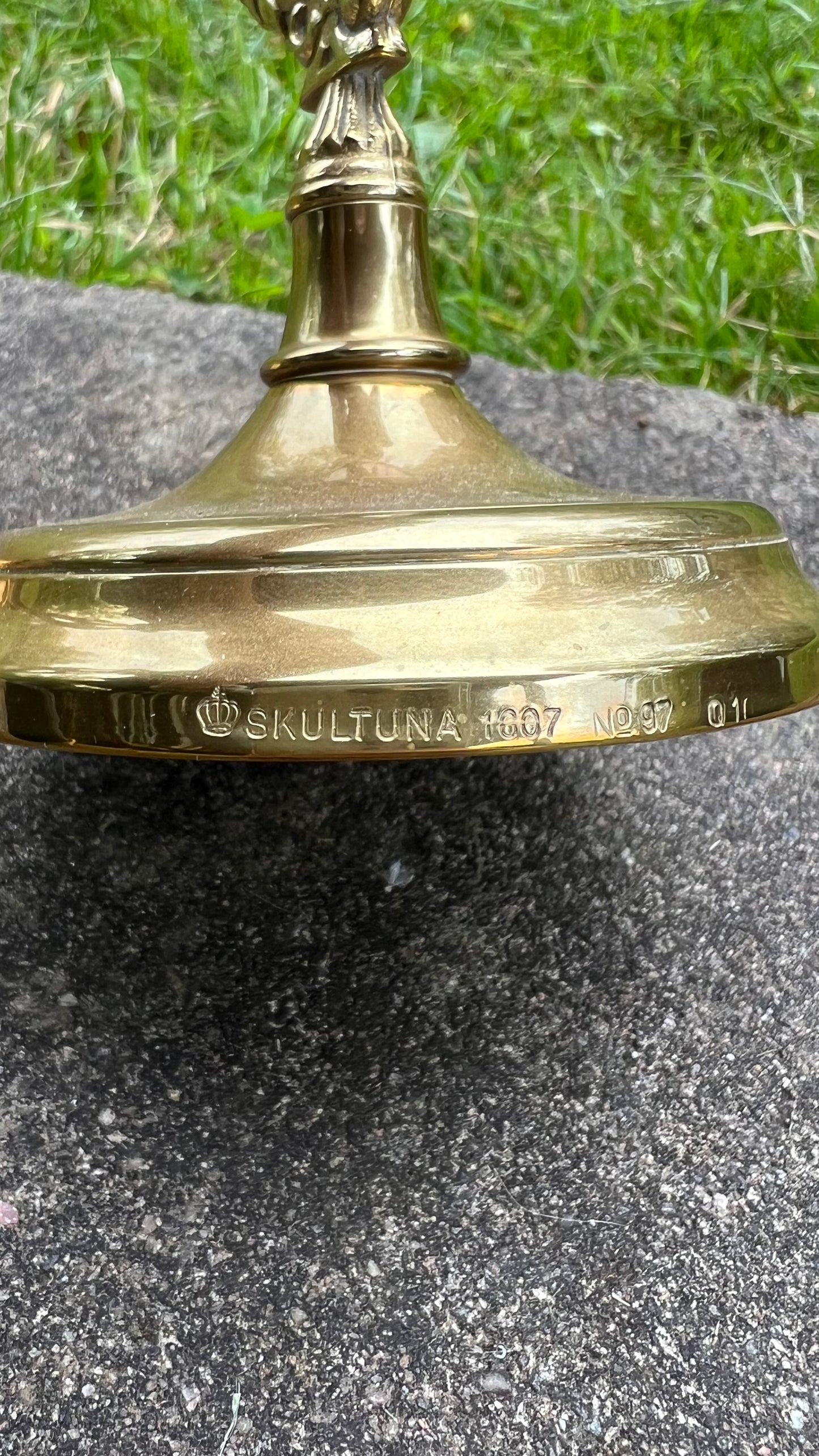 Ljusstakar Mässing, 2 stycken Skultuna No 97