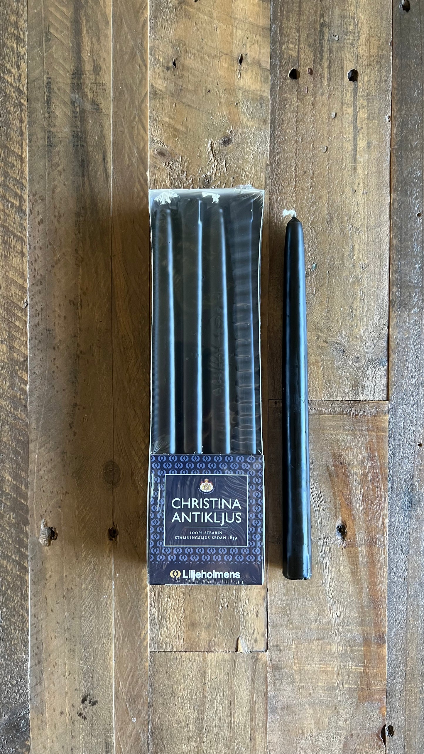 Antikljus 8-pack, Svart