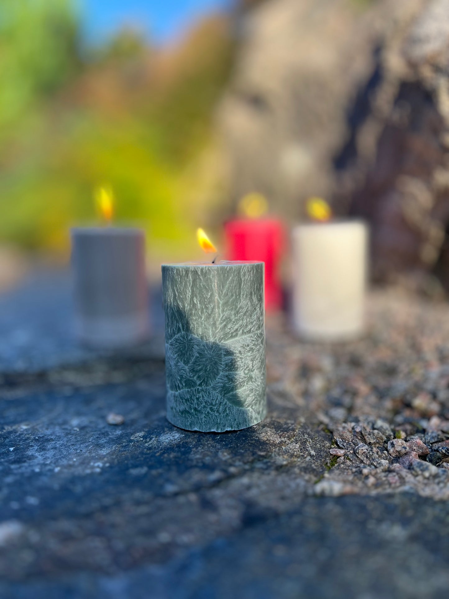 Blockljus Shea (Plant-Based), Gran