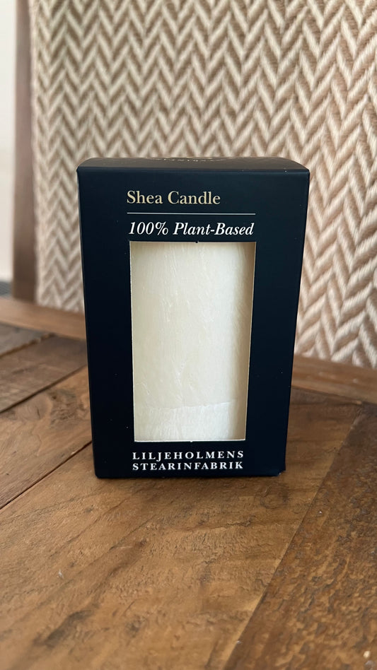 Blockljus Shea (Plant-Based), Vit