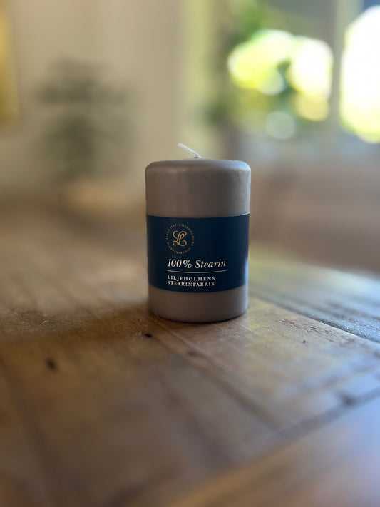 Blockljus 10 cm, Nougat