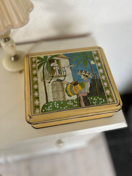 Plåtburk ICA Stor, Gul