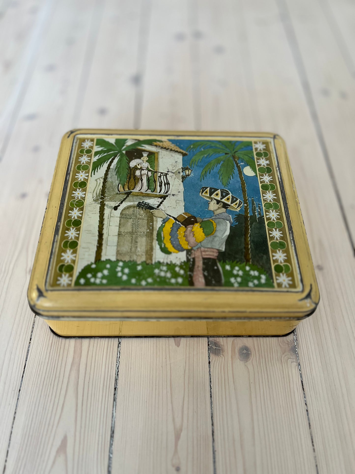 Plåtburk ICA Stor, Gul