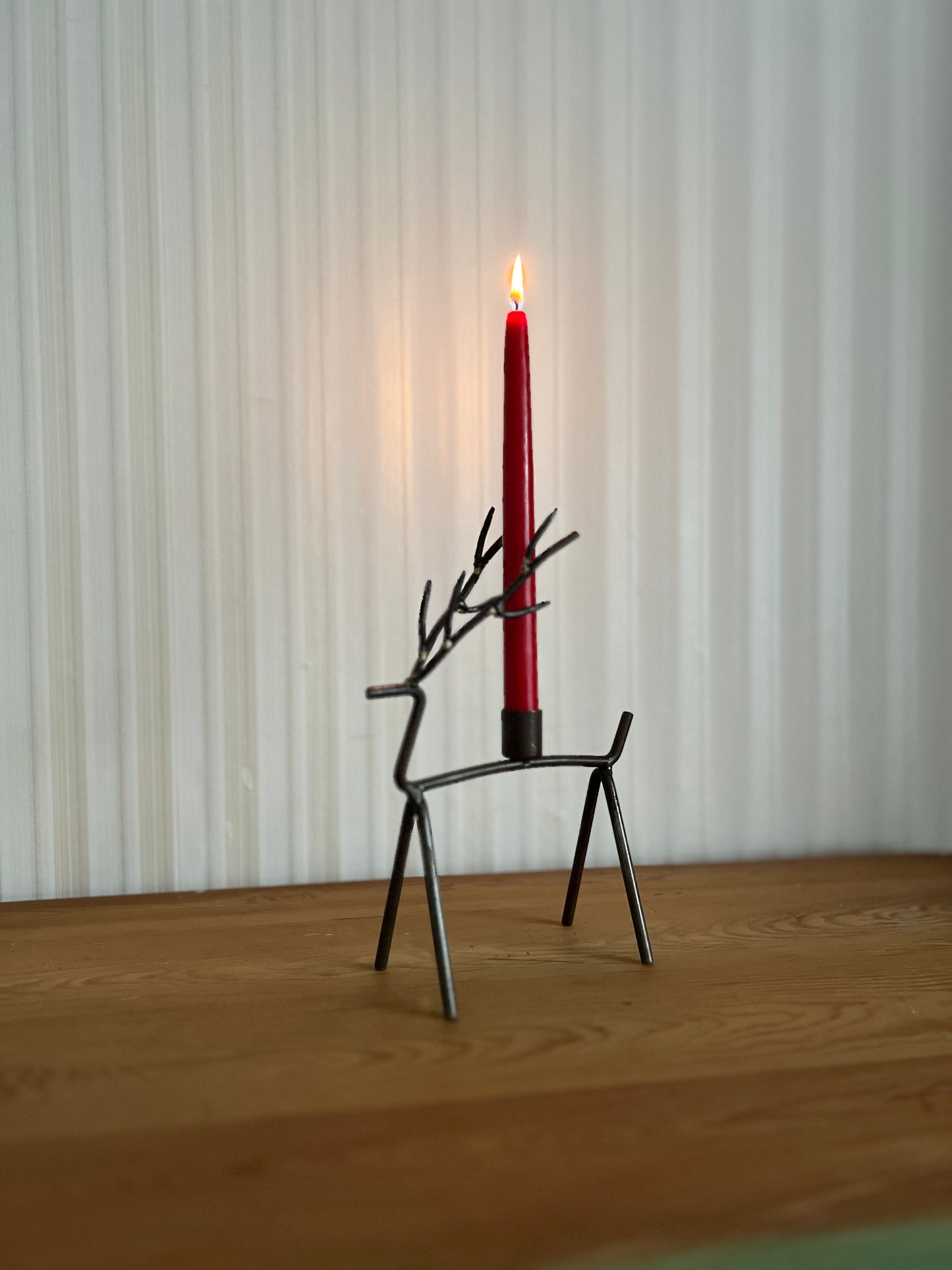 Ljusstake Oh Deer, Rost/Mässingfärgad