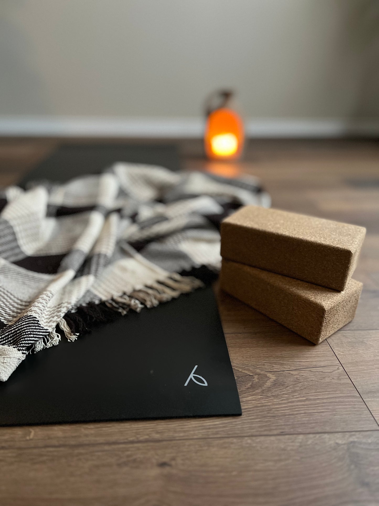 Yogamatta Grip Mat 5 mm, Svart