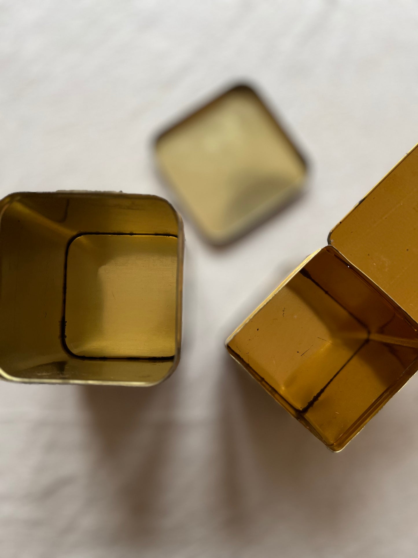 Plåtburk/Teburk Stor med motiv