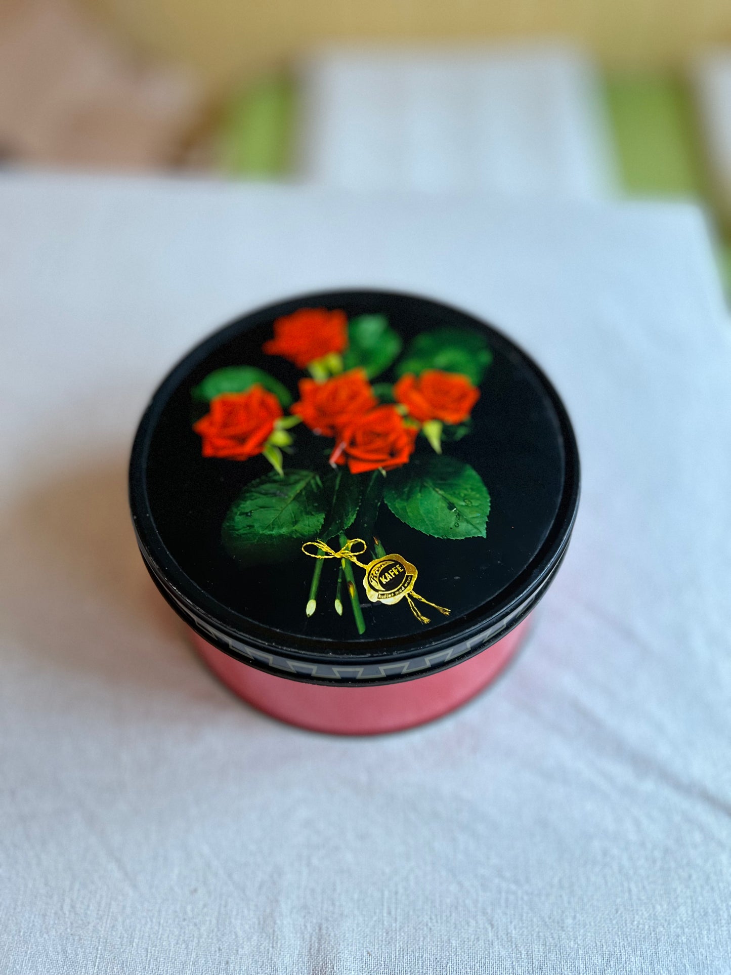 Plåtburk Kärn Kaffe Stor