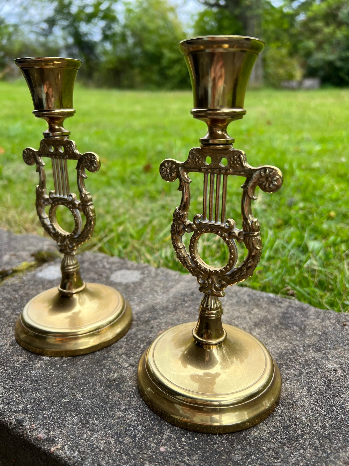 Ljusstakar Mässing, 2 stycken Skultuna No 97