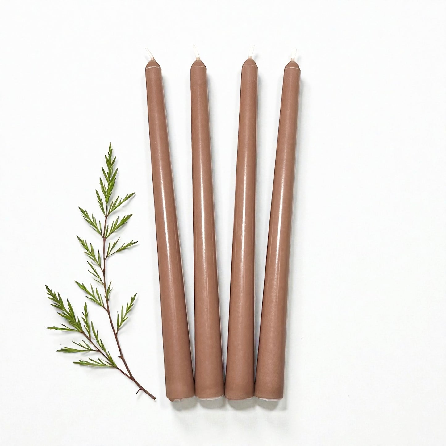 Antikljus Handgjort 4-pack, 100% Stearin, Mjölkchoklad