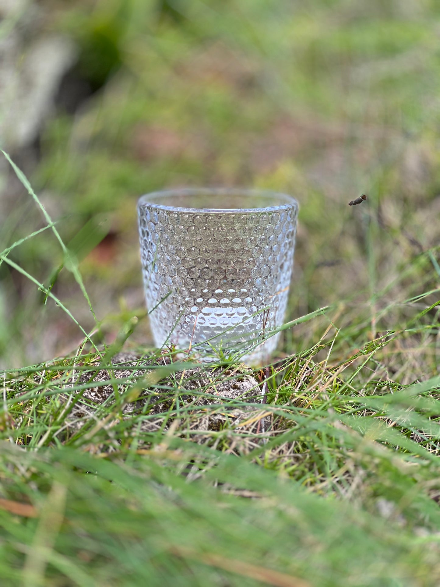Värmeljushållare, Glas