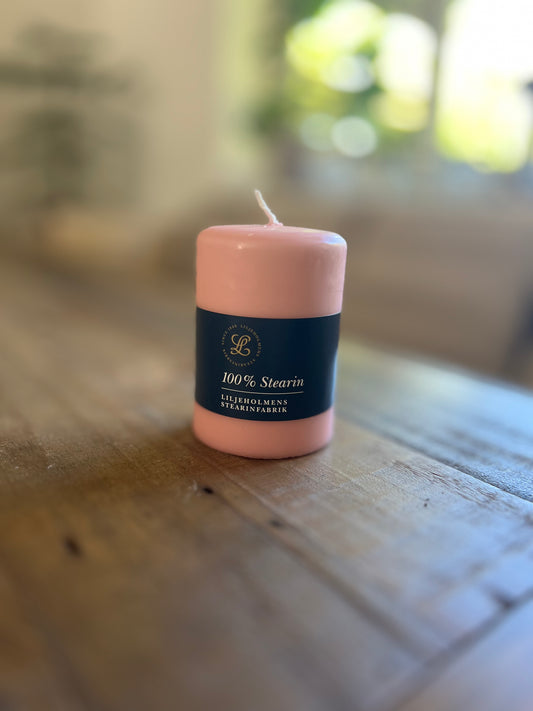 Blockljus 10 cm, Dimrosa