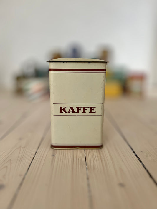 Plåtburk Kaffe, Beige