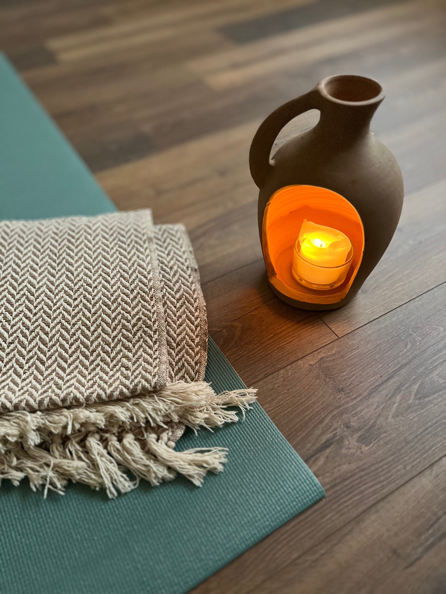 Yogamatta All-round yoga mat, 4 mm, Moss Green